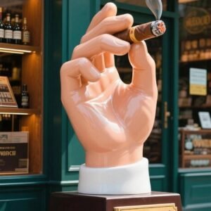 Cigar Lounge Hand Sculpture
