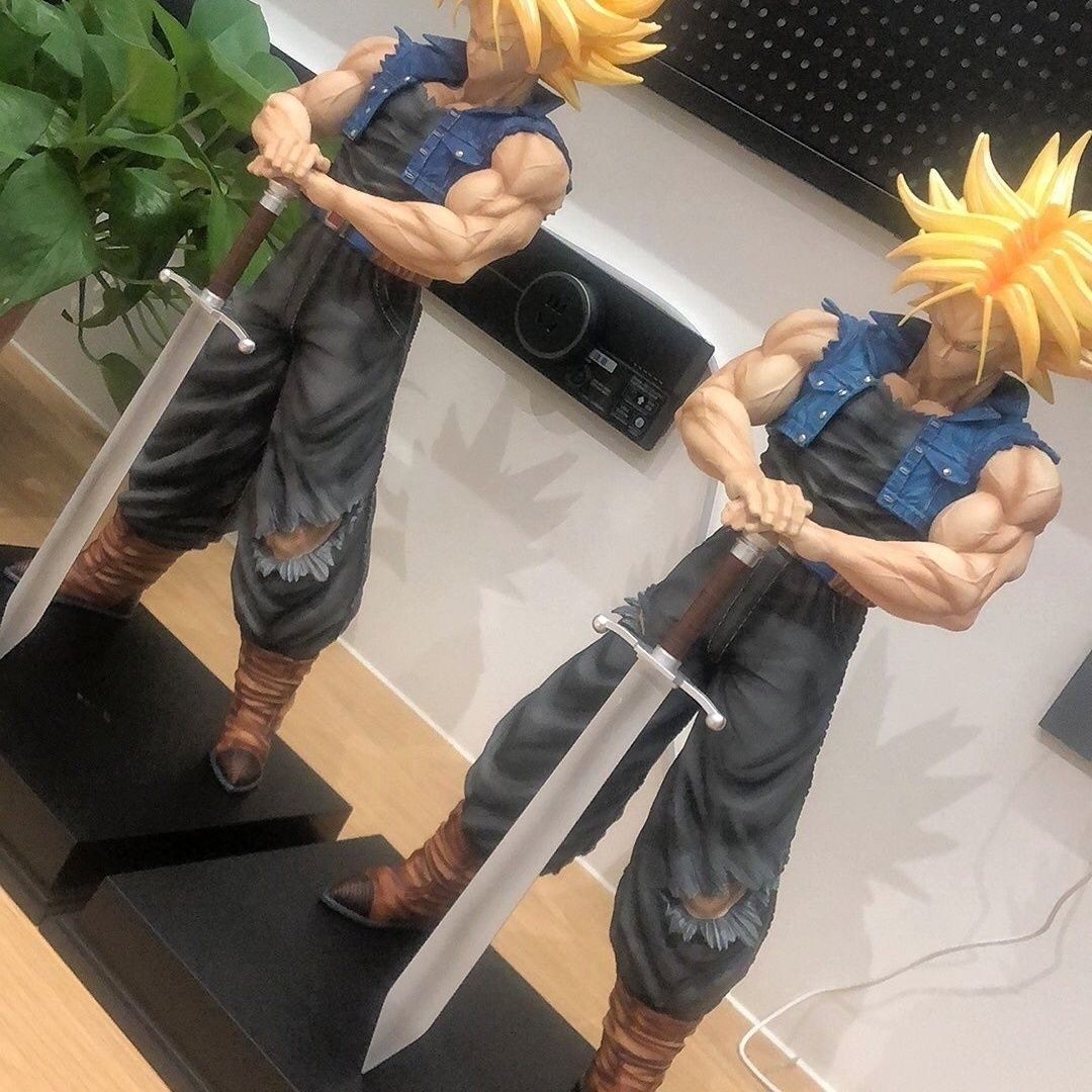 53 CM Dragon Ball Z Figurine- Super Saiyan Trunks with Buster Sword - Image 5