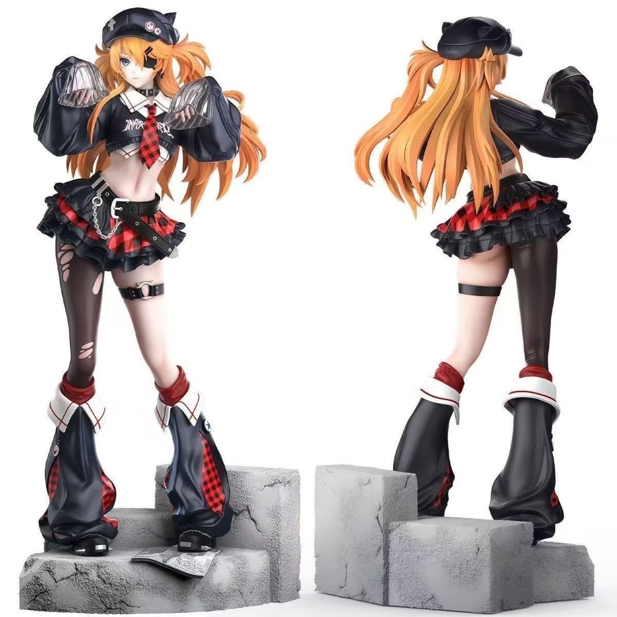 33 CM Punk Rock Evangelion - Asuka Langley Soryu ArtFX Statue - Image 4