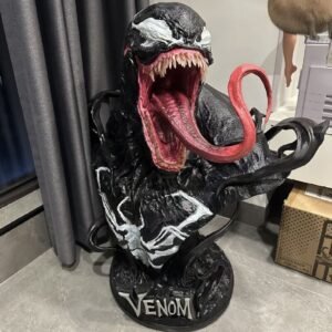 80 CM "VENOM" Menacing Symbiote Bust Statue