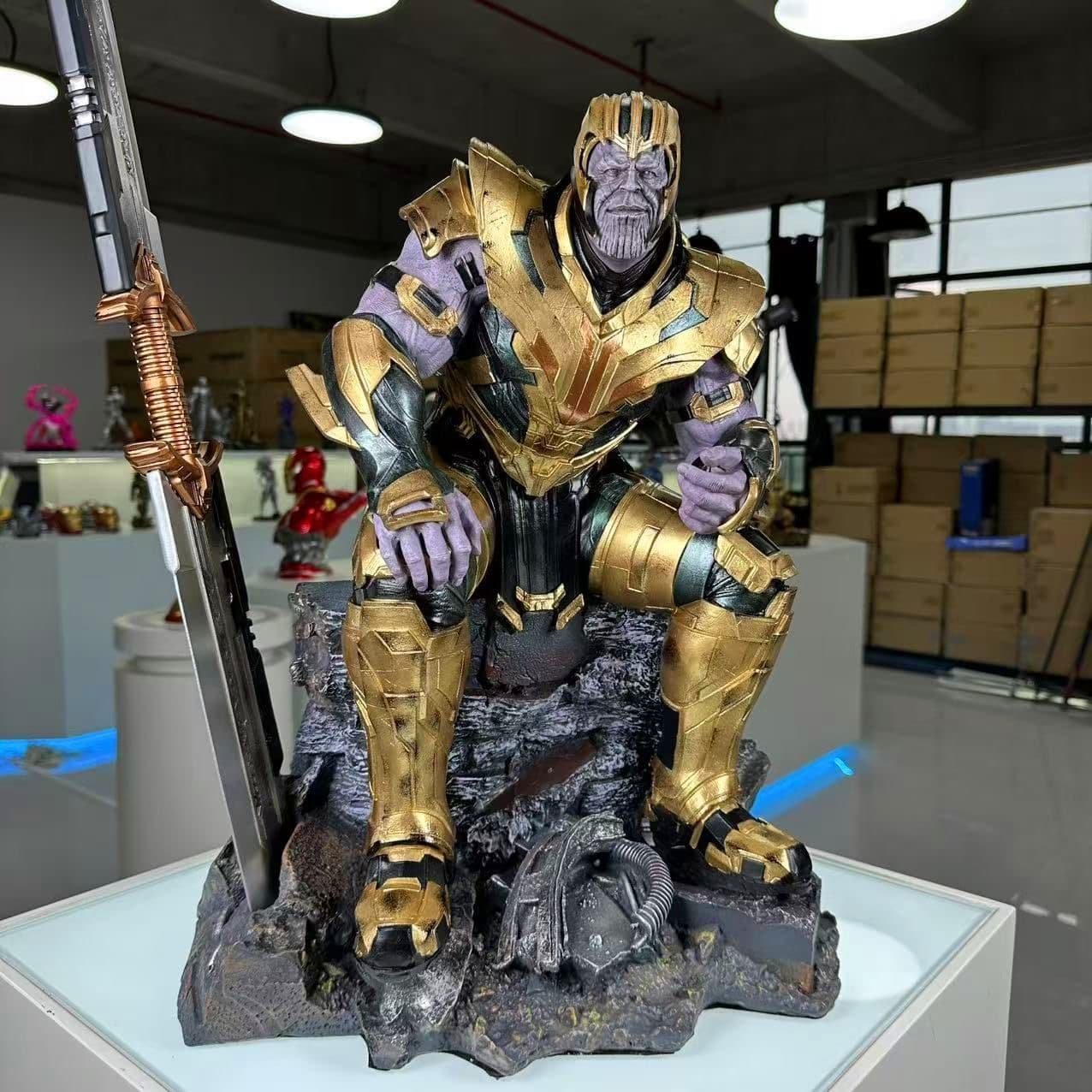 69 CM Sitting Thanos "The Mad Titan" Premium Collectible Statue - Image 5