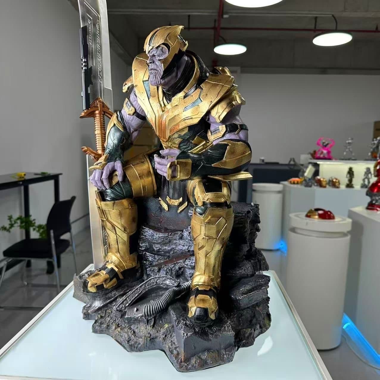 69 CM Sitting Thanos "The Mad Titan" Premium Collectible Statue - Image 7