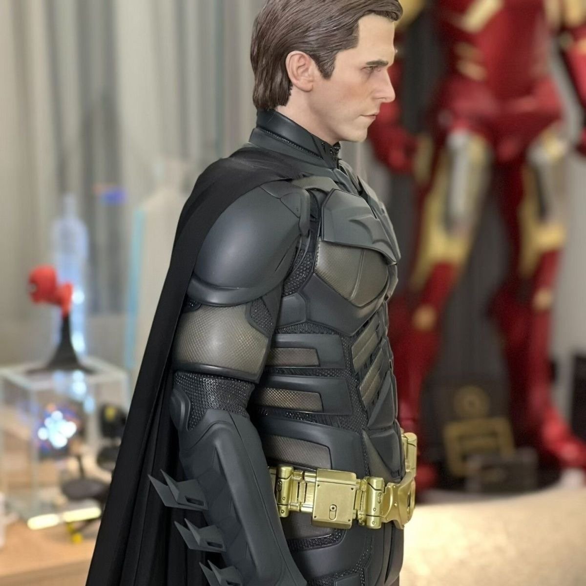 68 CM The Dark Knight Double Head Sculpt Batman Statue - Image 4