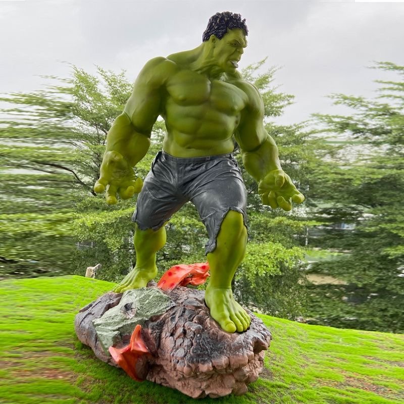 64cm Hulk Smash Premium Statue - Image 3