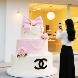 Giant Cake Custom Sculpture Sign