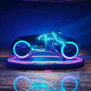 Custom Light - up Tron - style Motorcycle Statue (L260W80H102CM)