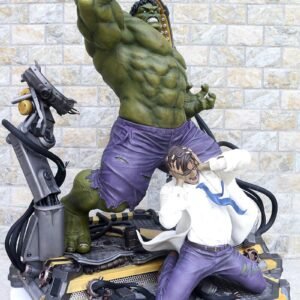 Custom 71 CM Tall  "Dr. Banner Transforming into Hulk" Statue