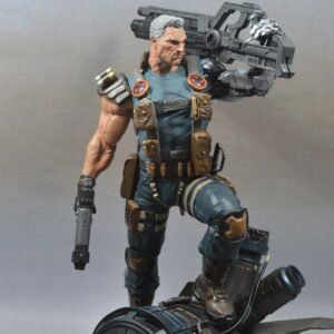 Custom 57cm Tall Cable (from X - Men) Statue