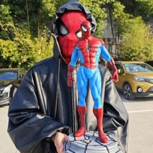 Custom 50 CM Tall Spider - Man Statue (Classic Suit)